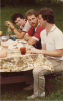 Brother Ken, Thom, Waterloo roommate Barry Friedman